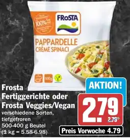 HIT Frosta Fertiggerichte oder Frosta Veggies / Vegan Angebot
