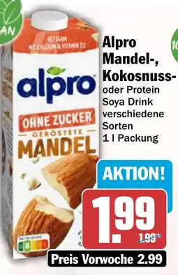 HIT Alpro Mandel, Kokosnuss Angebot