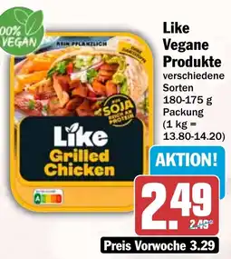 HIT Like Vegane Produkte Angebot