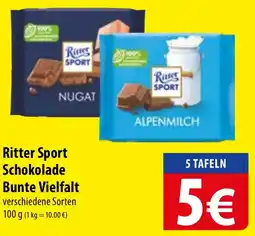 Famila Nord Ost Ritter Sport Schokolade Bunte Vielfalt Angebot