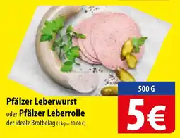 Famila Nord Ost Pfälzer Leberwurst oder Pfälzer Leberrolle Angebot