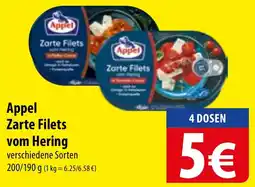 Famila Nord Ost Appel Zarte Filets vom Hering Angebot
