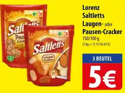Famila Nord Ost Lorenz Saltletts Laugen oder Pausen-Cracker Angebot