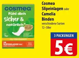 Famila Nord Ost Cosmea Slipeinlagen oder Camelia Binden Angebot