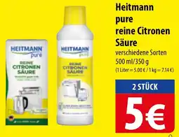 Famila Nord Ost Heitmann pure reine Citronen Säure Angebot