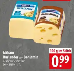 Famila Nord Ost Milram Burlander oder Benjamin Angebot