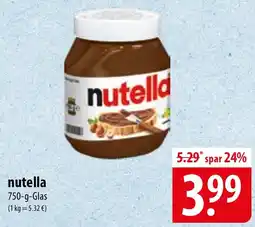 Famila Nord Ost nutella Angebot