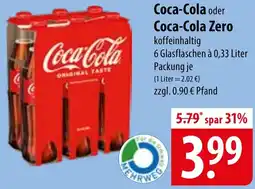 Famila Nord Ost Coca-Cola oder Coca-Cola Zero Angebot