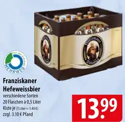 Famila Nord Ost Franziskaner Hefeweissbier Angebot