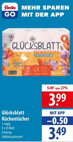 Famila Nord Ost Glücksblatt Küchentücher Angebot
