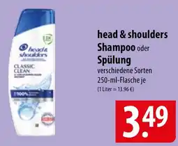 Famila Nord Ost head & shoulders Shampoo oder Spülung Angebot