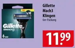Famila Nord Ost Gillette Mach3 Klingen Angebot