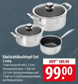 Famila Nord Ost HENSSLERS Edelstahlkochtopf-Set Angebot