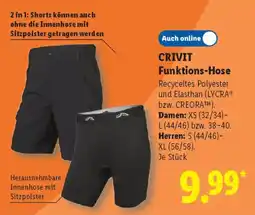 Lidl CRIVIT Funktions-Hose Angebot
