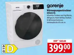 Famila Nord Ost gorenje Wärmepumpentrockner Angebot