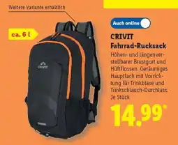 Lidl CRIVIT Fahrrad-Rucksack Angebot