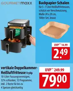 Famila Nord Ost GOURMETmaxx vertikale Doppelkammer Heißluftfritteuse Angebot