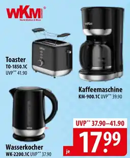 Famila Nord Ost WKM Toaster oder Kaffemaschine oder Wasserkocher Angebot