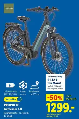 Lidl prophete Geniesser 4.0 Angebot