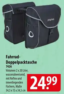 Famila Nord Ost prophete Fahrrad Doppelpacktasche Angebot