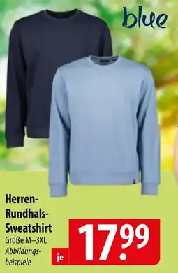 Famila Nord Ost blue Herren Rundhals Sweatshirt Angebot