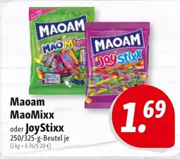 Nah & Frisch Maoam MaoMixx oder JoyStixx Angebot