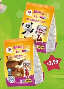 Mix Markt Masha and The Bear Teigtaschen mit Fleischfüllung ,,Pelmeschki Maljutki" Angebot