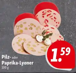 Nah & Frisch Pilz- oder Paprika-Lyoner Angebot