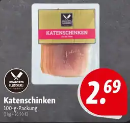 Nah & Frisch QUALITÄTS FLEISCHEREI Katenschinken Angebot