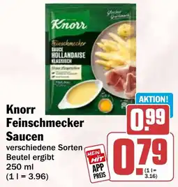 HIT Knorr Feinschmecker Saucen Angebot