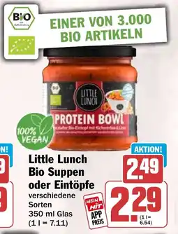 HIT Little Lunch Bio Suppen oder Eintöpfe Angebot