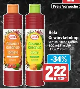 HIT Hela Gewürzketchup Angebot