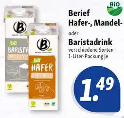 Nah & Frisch Berief Hafer-, Mandel- oder Baristadrink Angebot
