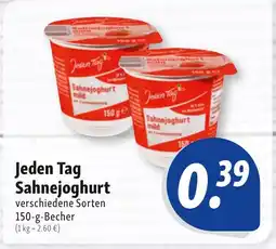 Nah & Frisch Jeden Tag Sahnejoghurt Angebot