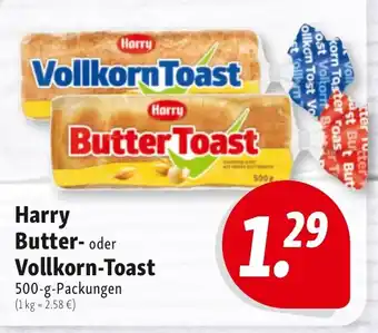 Nah & Frisch Harry Butter- oder Vollkorn-Toast Angebot
