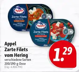 Nah & Frisch Appel Zarte Filets vom Hering Angebot