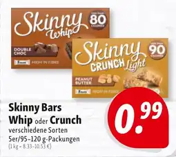 Nah & Frisch Skinny Bars Whip oder Crunch Angebot