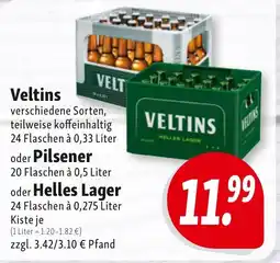 Nah & Frisch Veltins oder Pilsener oder Helles Lager Angebot