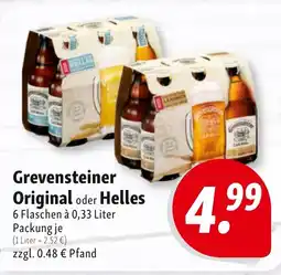 Nah & Frisch Grevensteiner Original oder Helles Angebot