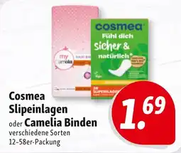 Nah & Frisch Cosmea Slipeinlagen oder Camelia Binden Angebot