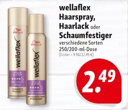 Nah & Frisch wellaflex Haarspray, Haarlack oder Schaumfestiger Angebot