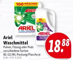 Nah & Frisch Ariel Waschmittel Angebot