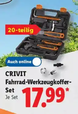 Lidl CRIVIT Fahrrad-Werkzeugkoffer- Set Angebot