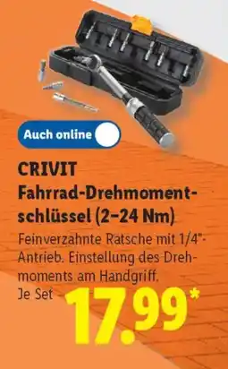 Lidl CRIVIT Fahrrad-Drehmoment- schlüssel (2-24 Nm) Angebot