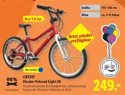 Lidl CRIVIT Kinder-Fahrrad Light 20 Angebot