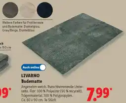 Lidl LIVARNO Badematte Angebot