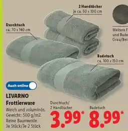 Lidl LIVARNO Frottierware Angebot