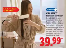 Lidl CIEN BEAUTY Premium-Glätteisen Typ,,CBHB 615 A1". Angebot