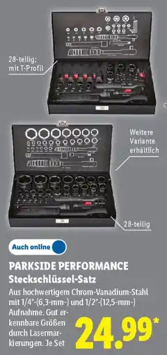 Lidl PARKSIDE PERFORMANCE Steckschlüssel-Satz Angebot