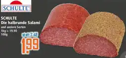 Klaas und Kock SCHULTE Die halbrunde Salami Angebot